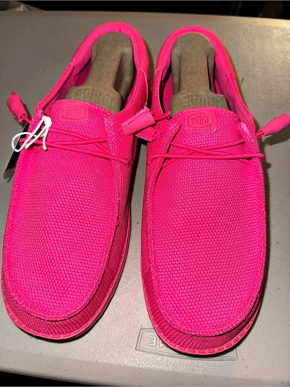 Hey Dude Wendy Funk Mono Electric Pink Sneakers US 11 NWT